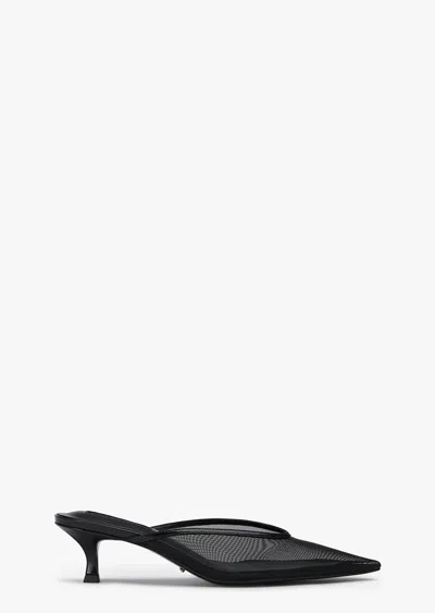 Tony Bianco Denver Mule In Black Nylon/black
