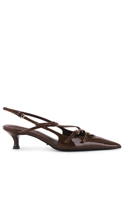 Tony Bianco Koko Heel In Mocha Patent