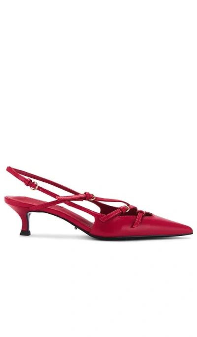 Tony Bianco Koko Heel In Ruby Nappa