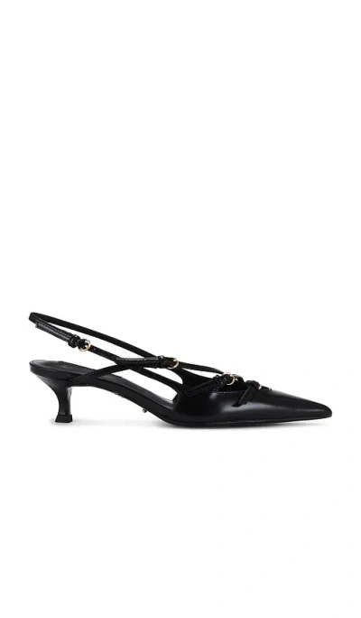 Tony Bianco Koko Slingback In Black Como