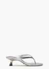 Tony Bianco Krista Silver Nappa Metallic In Silver Nappa Metallic