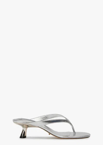 Tony Bianco Krista Silver Nappa Metallic