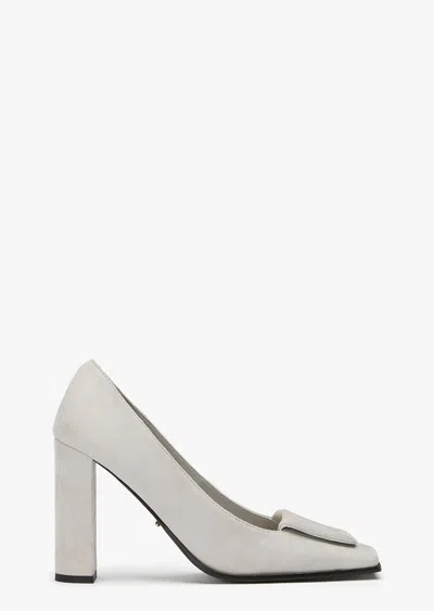 Tony Bianco Lili Mist Suede In White