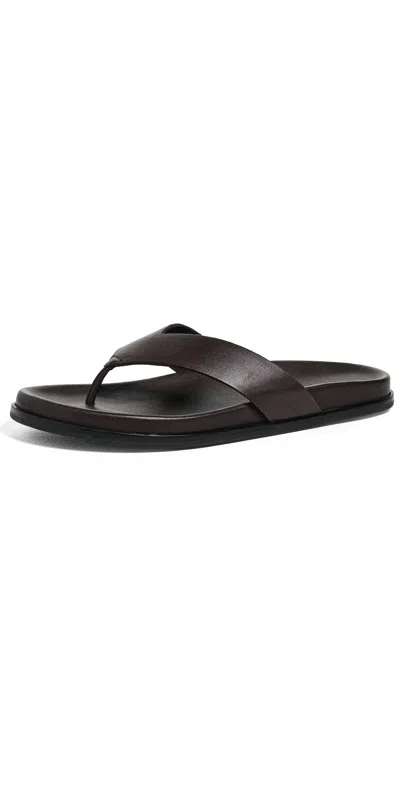 Tony Bianco Loop Sandals Choc In Brown