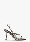 Tony Bianco Lottie Ecru Snake In Ecru Snake