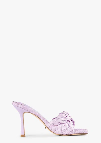 Tony Bianco Lourdes Lilac Raffia Heels