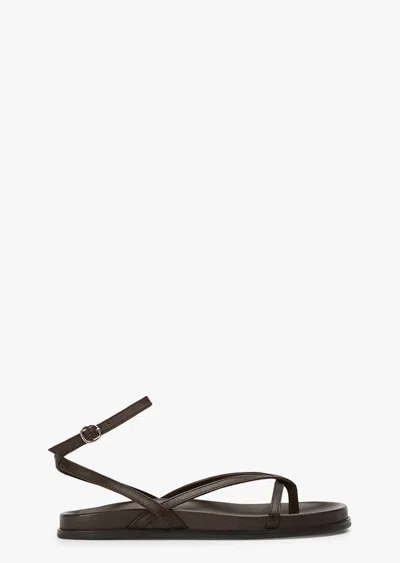 Tony Bianco Lucie Chocolate Nappa In Brown