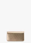 Tony Bianco Mags Amber Nappa Metallic Shoulder Bag In Amber Nappa Metallic