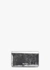 Tony Bianco Mags Silver Vintage Metal Shoulder Bag In Silver Vintage Metal