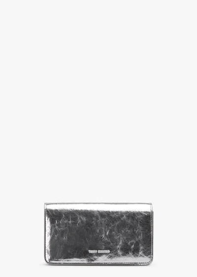 Tony Bianco Mags Silver Vintage Metal Shoulder Bag