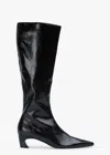 Tony Bianco Mango Black Crinkle In Black Crinkle