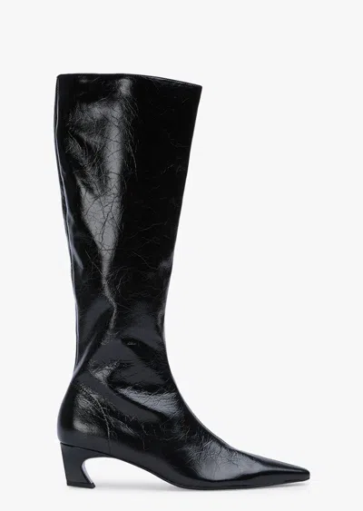 Tony Bianco Mango Black Crinkle