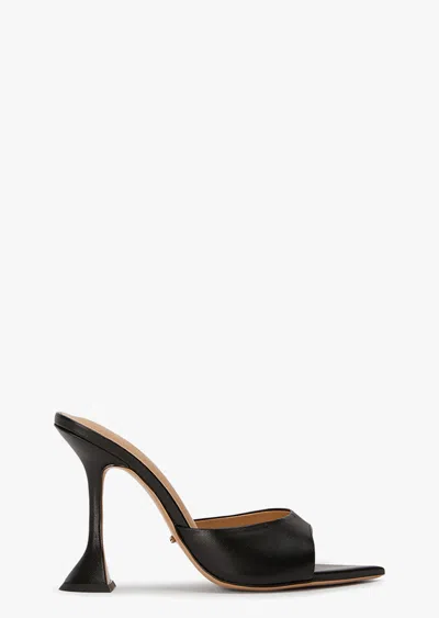 Tony Bianco Marcel Black Nappa Heels