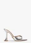 Tony Bianco Marcel Mule In Silver Nappa Metallic