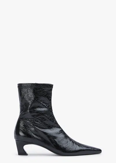 Tony Bianco Margot Black Crinkle