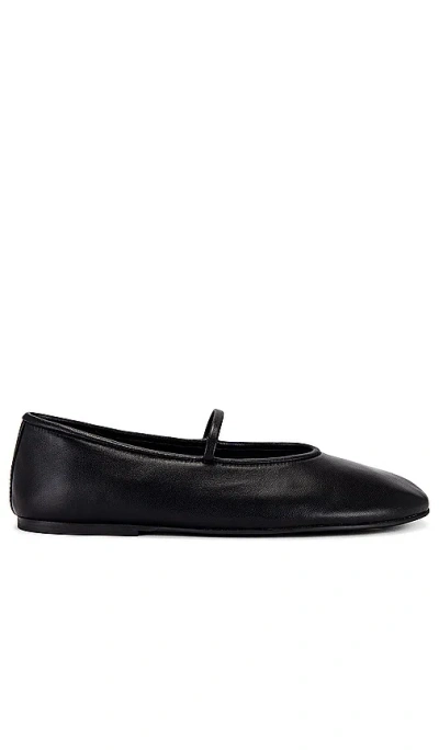Tony Bianco Martinez Flat In Black Nappa
