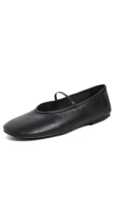 Tony Bianco Martinez Flat In Black Nappa