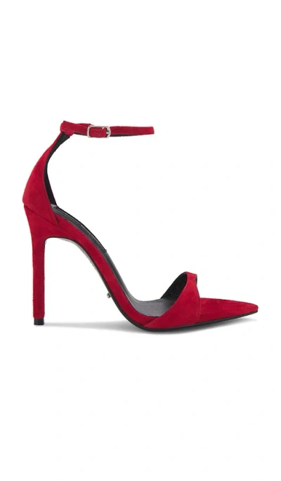 Tony Bianco Martini Sandal In Red Suede