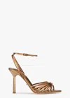 Tony Bianco Maxos Bronze Nappa Metallic
