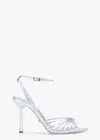 Tony Bianco Maxos Silver Nappa Metallic In Silver Nappa Metallic