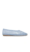 Tony Bianco Mazey Flat In Blue
