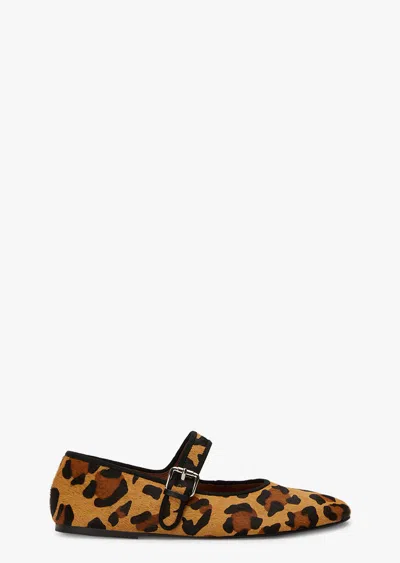Tony Bianco Meadow Flat In Leopard Pony