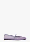 Tony Bianco Melany Lavender Nylon Flats In Lavender Nylon