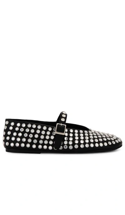 Tony Bianco Miami Flat In Black Nappa
