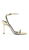 Tony Bianco Micky Sandal In Gold Nappa