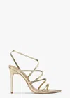 Tony Bianco Milana Gold Nappa Metallic In Gold Nappa Metallic