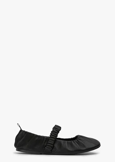 Tony Bianco Milano Black Softy Flats