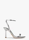 Tony Bianco Milos Silver Nappa Metallic Heels In Silver Nappa Metallic