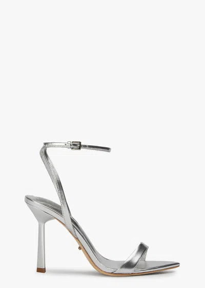 Tony Bianco Milos Silver Nappa Metallic Heels
