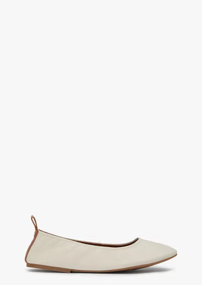 Tony Bianco Mitzi Dove Nappa Flats