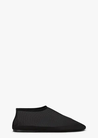 Tony Bianco Moda Black Nylon Flats