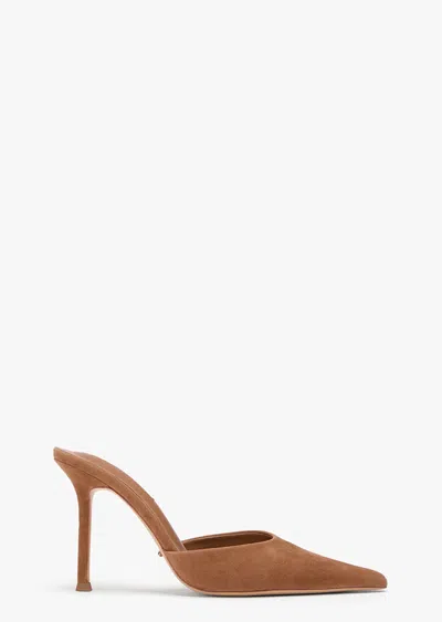 Tony Bianco Nash Taupe Suede In Brown
