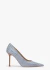 Tony Bianco Niki Denim Python In Blue