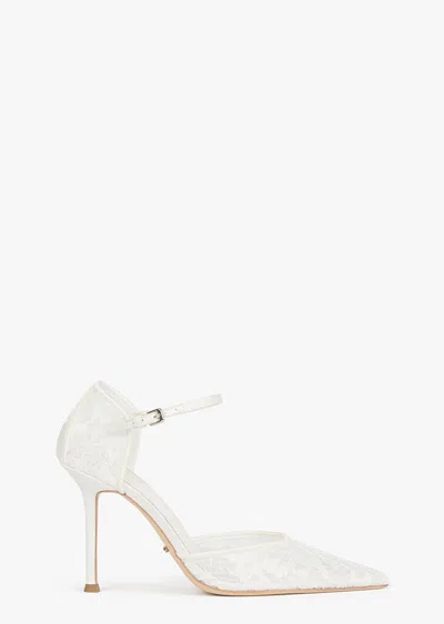 Tony Bianco Nina Ivory Brocade In White