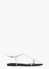 Tony Bianco Noho White Nappa Flats In White Nappa