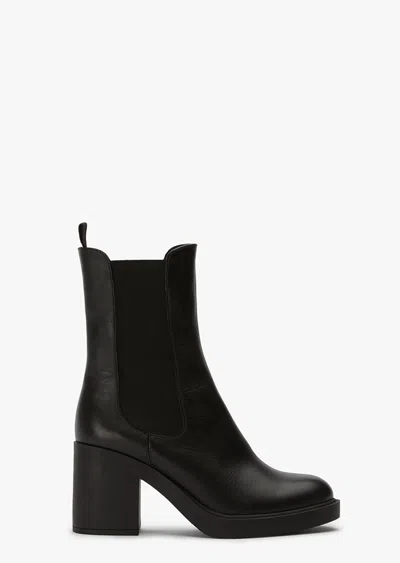 Tony Bianco Nova Black Como Ankle Boots