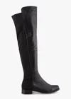 Tony Bianco Panache Black Luxe/black Micro Stretch In Black Luxe/black Micro Stretch
