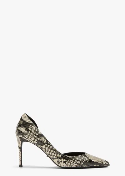 Tony Bianco Paris Ecru Snake In Animal Print