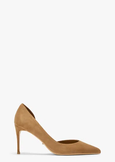 Tony Bianco Paris Taupe Suede In Brown