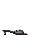 Tony Bianco Pru Choc Nylon/choc In Chocolate