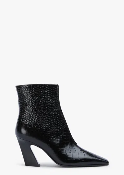 Tony Bianco Queen Black Croc