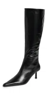 Tony Bianco Quest Black Venice Calf Boots In Black