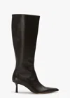 Tony Bianco Quest Chocolate Nappa Calf Boots In Chocolate Nappa