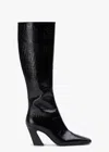 Tony Bianco Quiz Black Croc In Black Croc