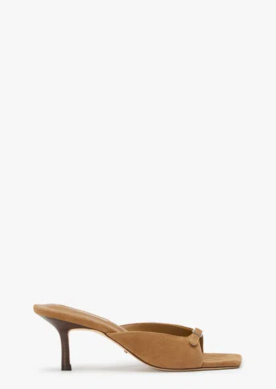 Tony Bianco Rada Taupe Suede In Brown