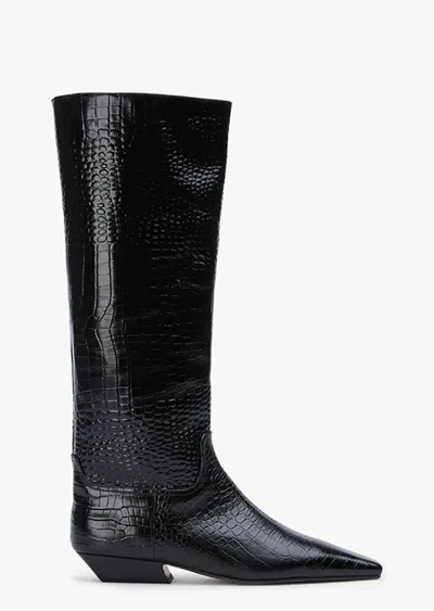 Tony Bianco Ripley Black Croc